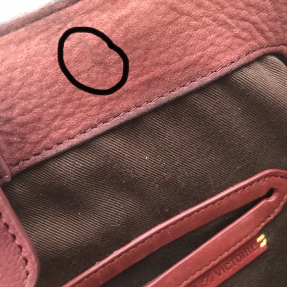 Pour La Victoire Burgundy Butler Tote Bag - Picture 5 of 7